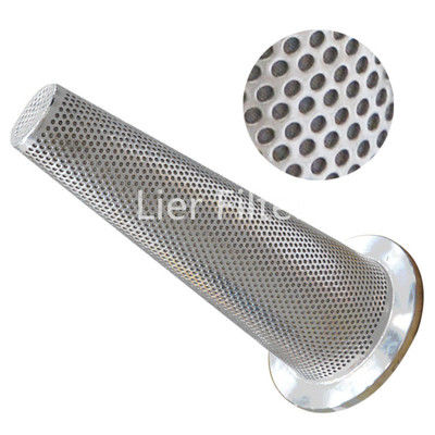 품질  Durable Special Shaped Perforated Metal Mesh Filter 0.5um-200um Excellent noise suppression performance 공장