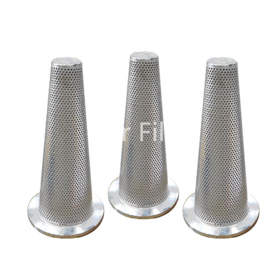 0.2mm Hole Cone Shape Shaped Filter Perforated Metal Mesh Filter
